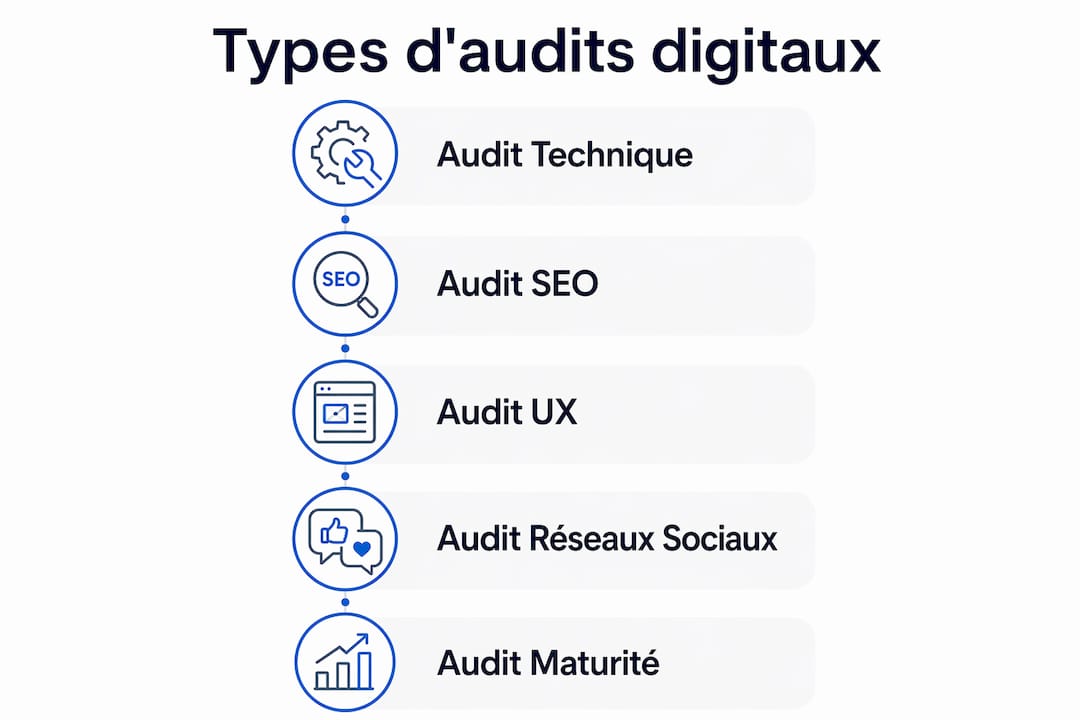 Panorama des différents audits numériques adaptés aux petites et moyennes entreprises