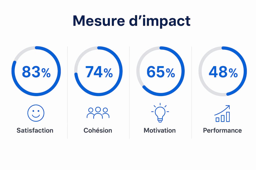 Découvrez une infographie mettant en lumière les chiffres clés sur les effets positifs des activités ludiques.