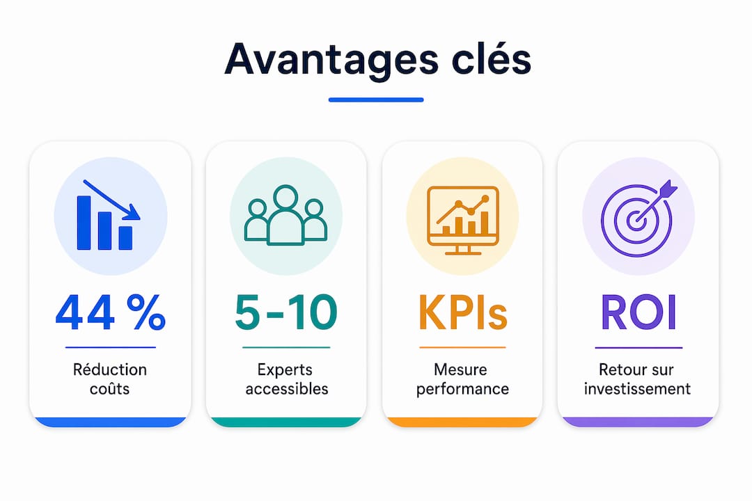 Découvrez en images les principaux bénéfices de l’externalisation