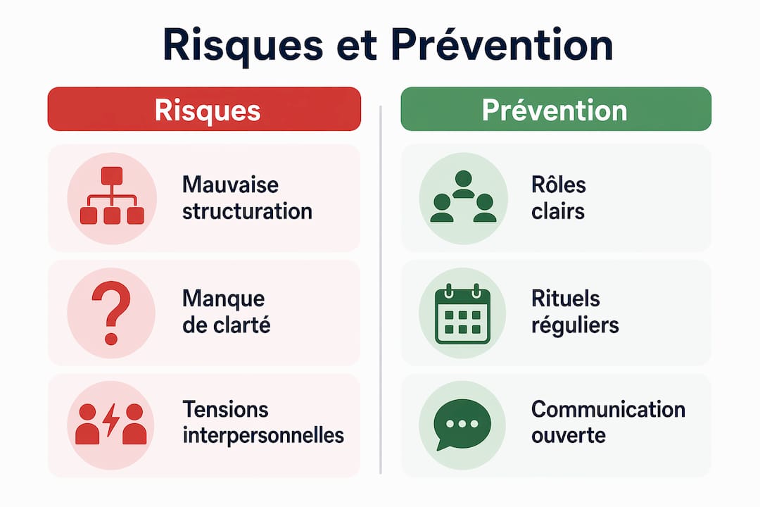 Infographie sur les risques et les bonnes pratiques de prévention, conçue en partenariat