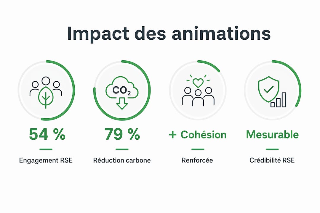 Visualisation des effets positifs des animations écoresponsables