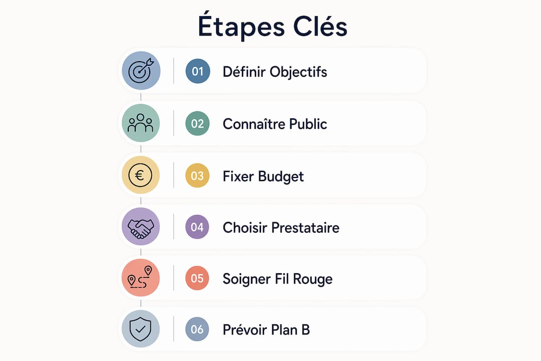 Infographie : les grandes étapes pour réussir une animation personnalisée