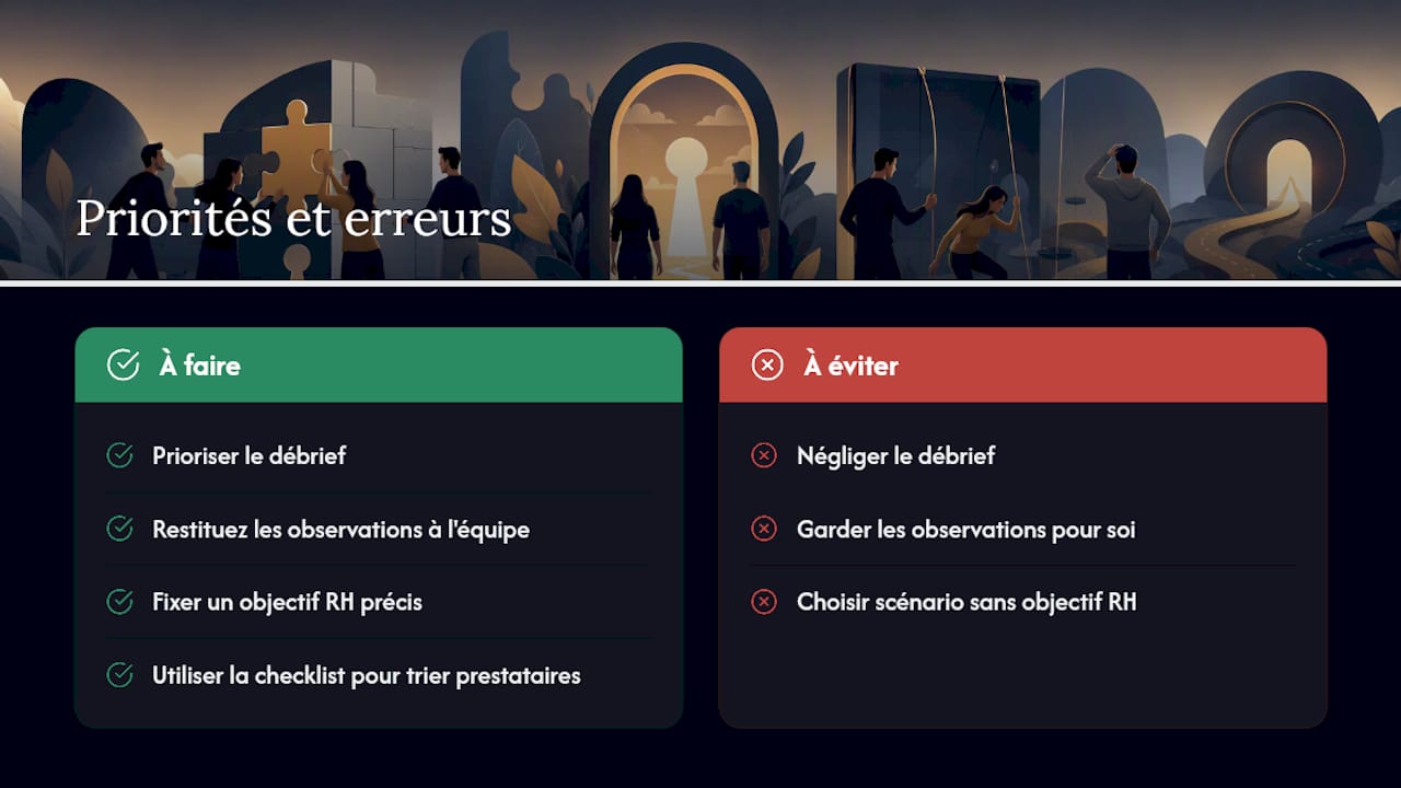 Ce que l'expérience du secteur nous apprend vraiment — overview diagram