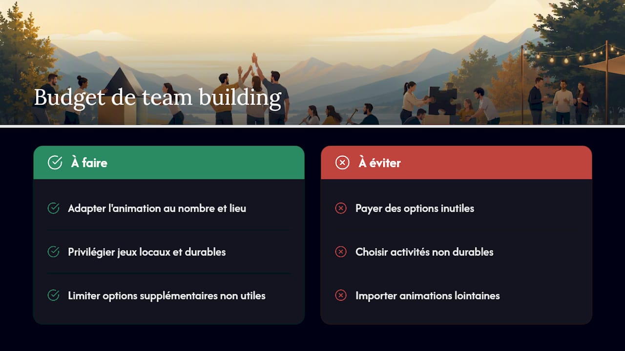 Comment Yeah Pa! construit un budget de team building ? — overview diagram