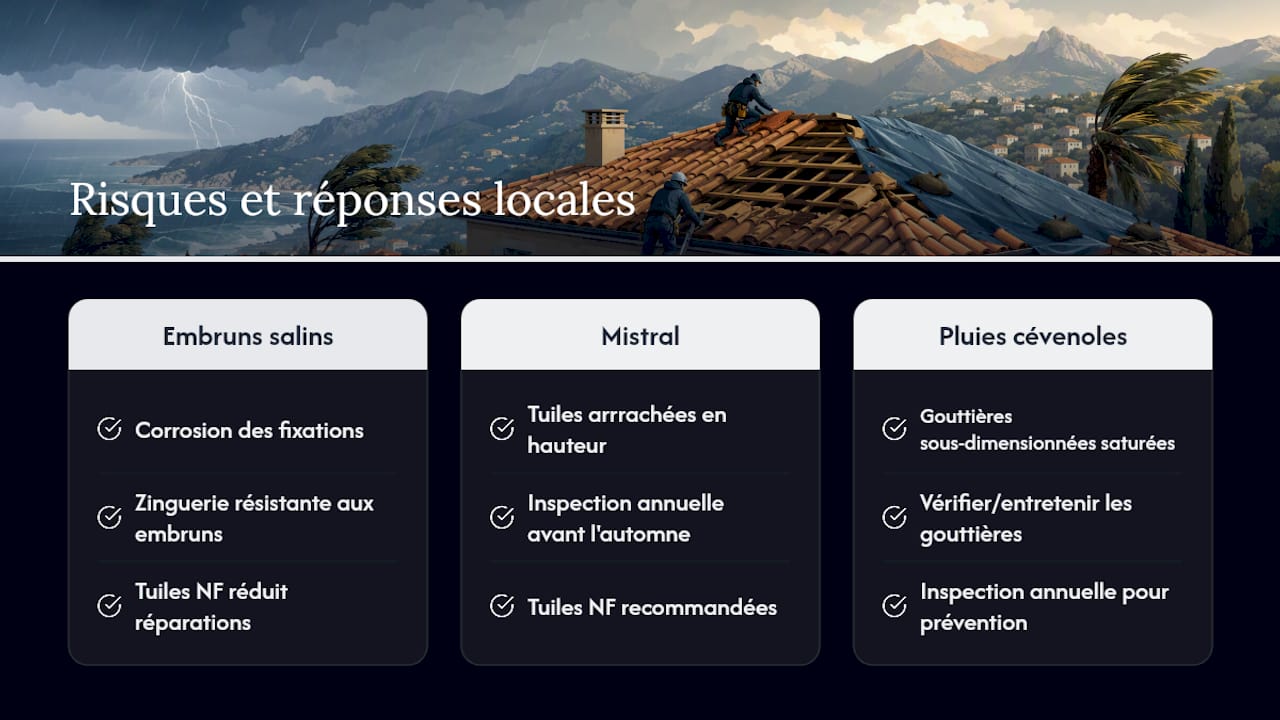 Risques climatiques et protection des toits