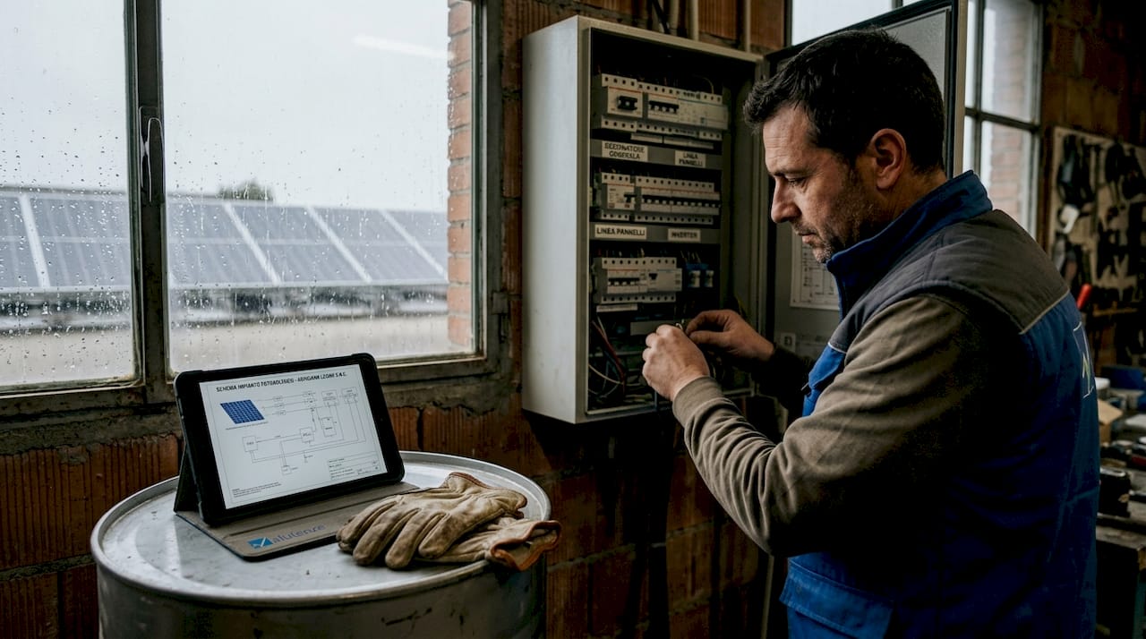 Esperto nella gestione e manutenzione di impianti fotovoltaici per aziende