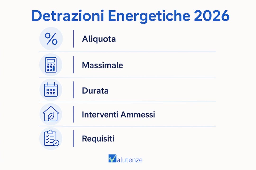 Guida visiva alle detrazioni fiscali per il risparmio energetico 2026: tutti i passaggi fondamentali