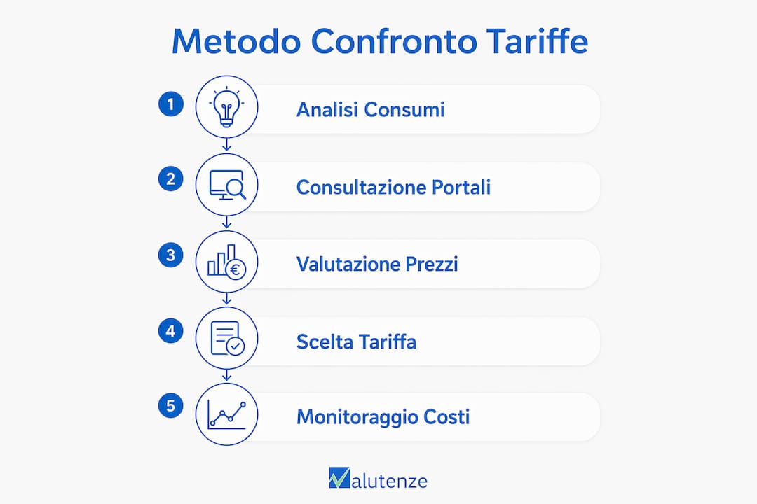 Guida illustrata: come confrontare le tariffe nel 2026, passo dopo passo