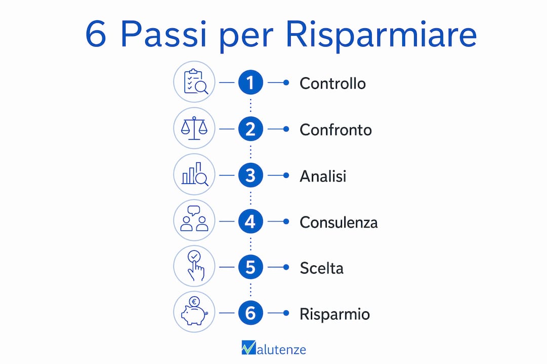 Infografica: 6 consigli pratici per ridurre i consumi di energia e gas