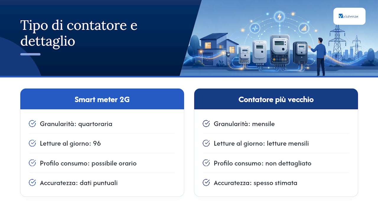 Confronto tra letture trimestrali e mensili