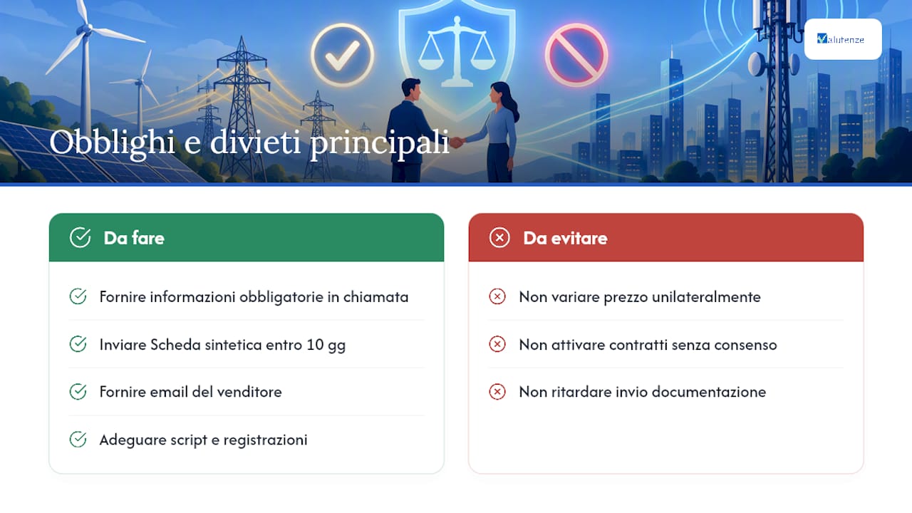 Cosa cambia con le nuove regole su contratto energia telefonico — overview diagram