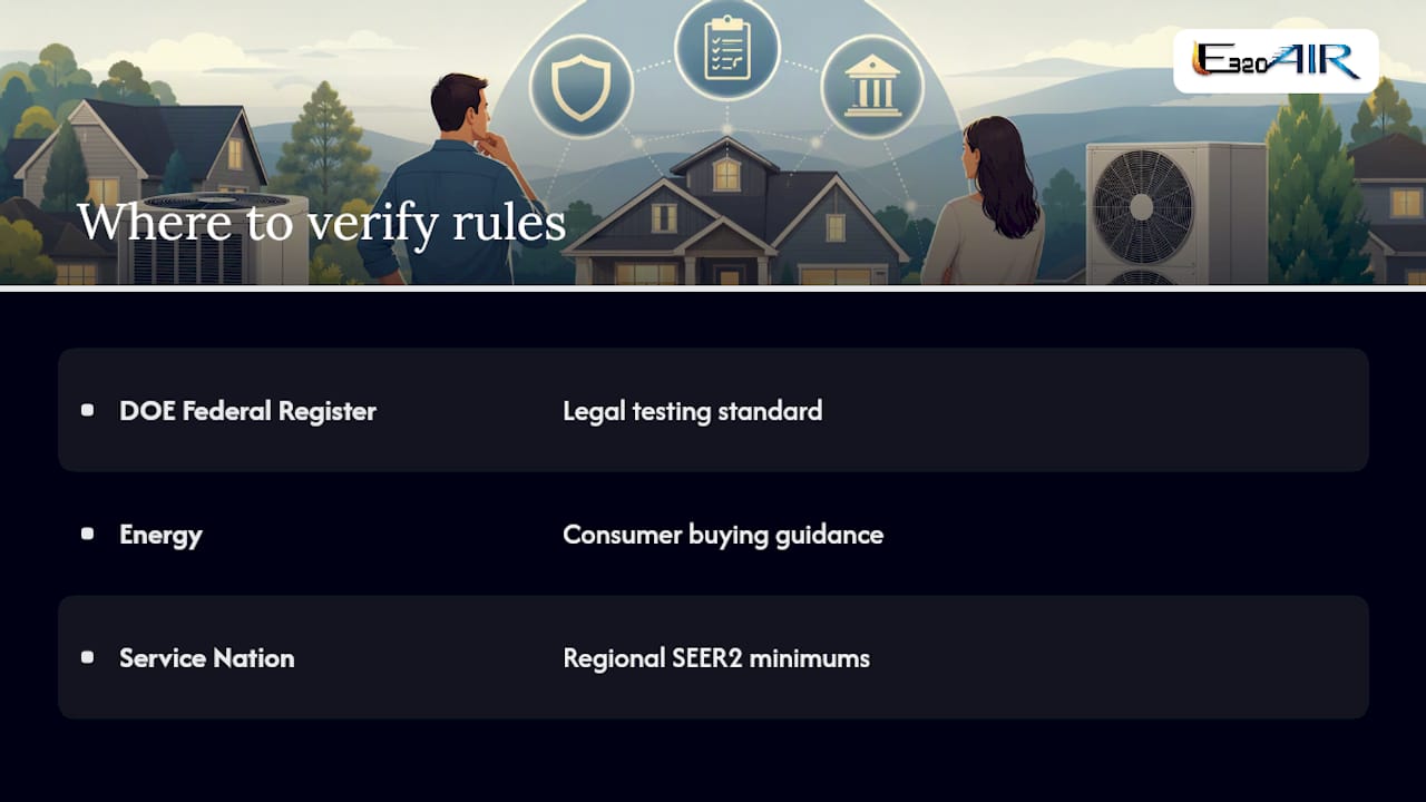 Where to Verify the Rules Yourself — overview diagram