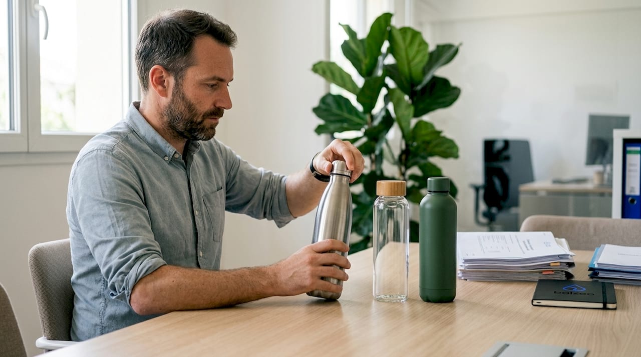 Gourdes isothermes en entreprise : bien-être, écologie et RH 2 Quels matériaux choisir pour une gourde isotherme ? Le comparatif