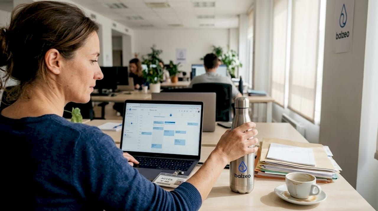 Bouteille écologique : guide complet pour un impact positif 1 Gourde en inox pour le bureau