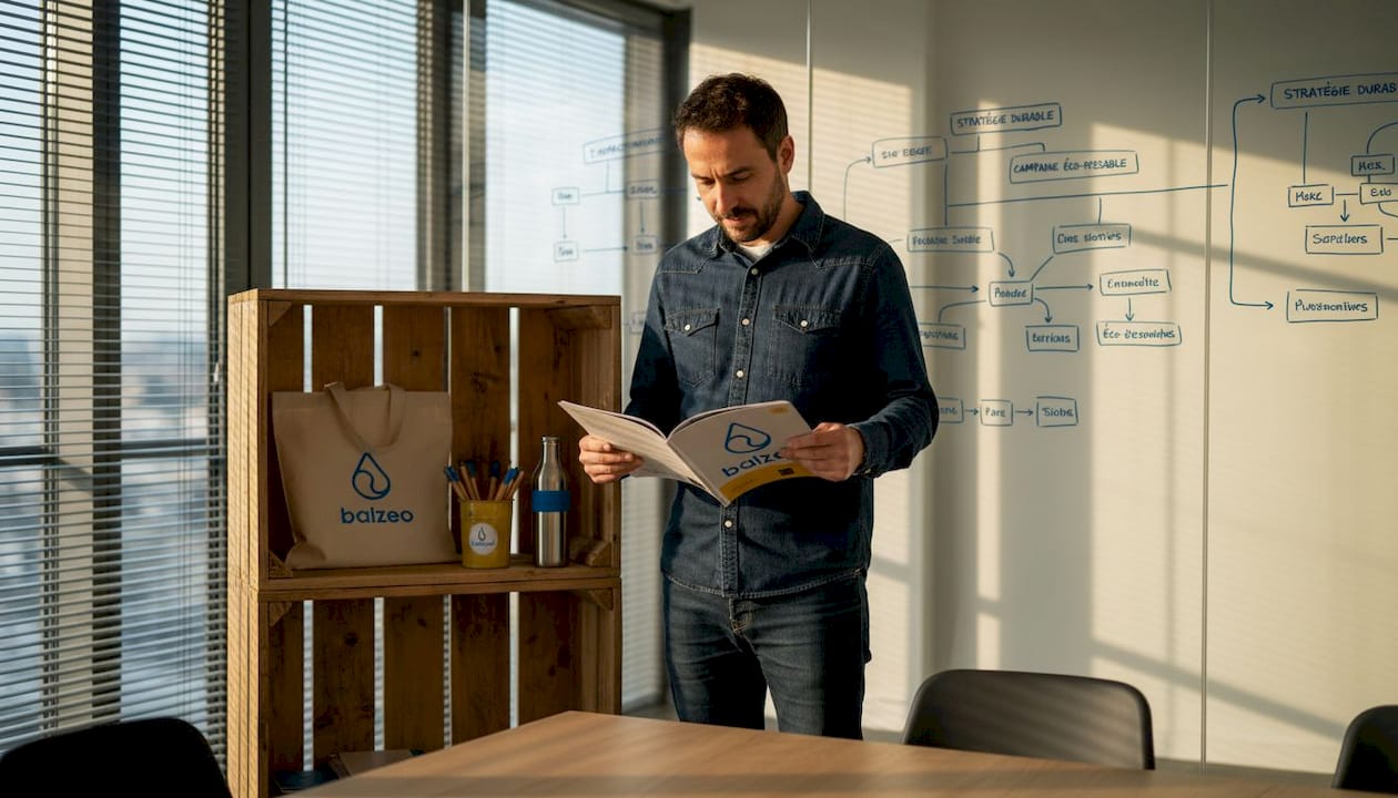 Réussir la personnalisation en entreprise : enjeux et bonnes pratiques 1 Un responsable des ressources humaines en quête d’objets publicitaires écoresponsables pour valoriser l’image de son entreprise.