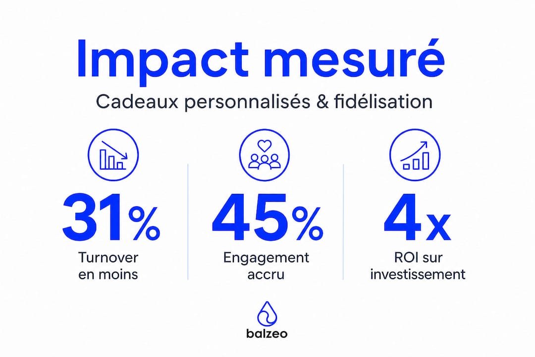 Fidélisez durablement vos équipes avec des cadeaux personnalisés 1 Infographie : les chiffres clés de la fidélisation client par Balzeo
