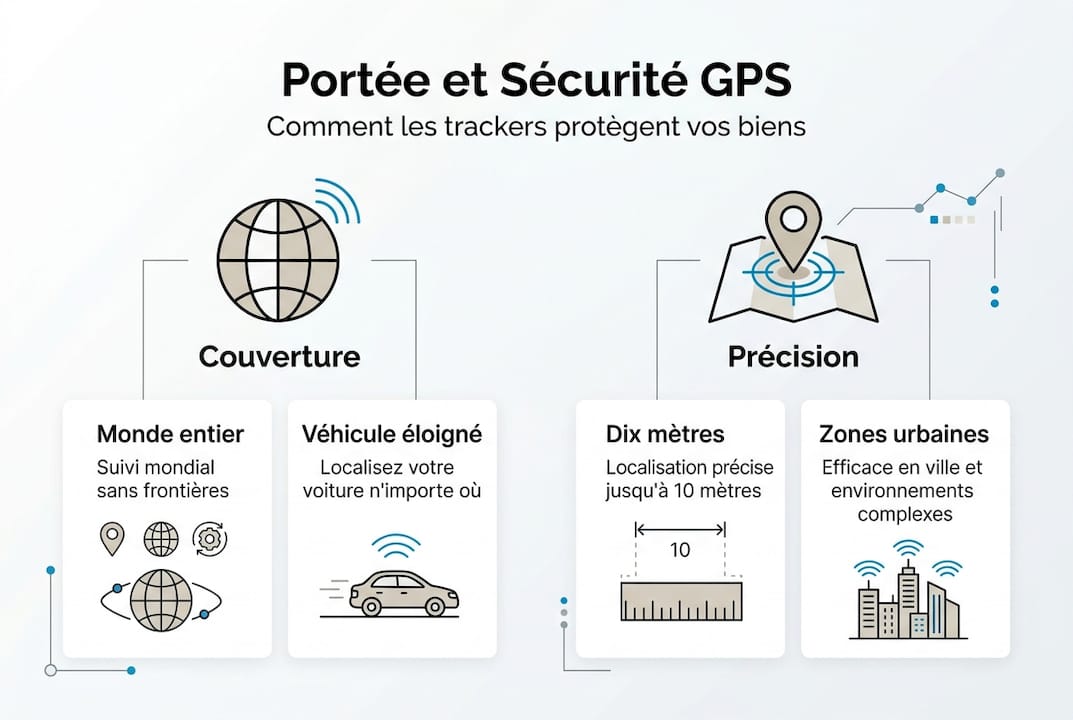 Infographie : tout savoir sur la portée et la fiabilité des balises GPS