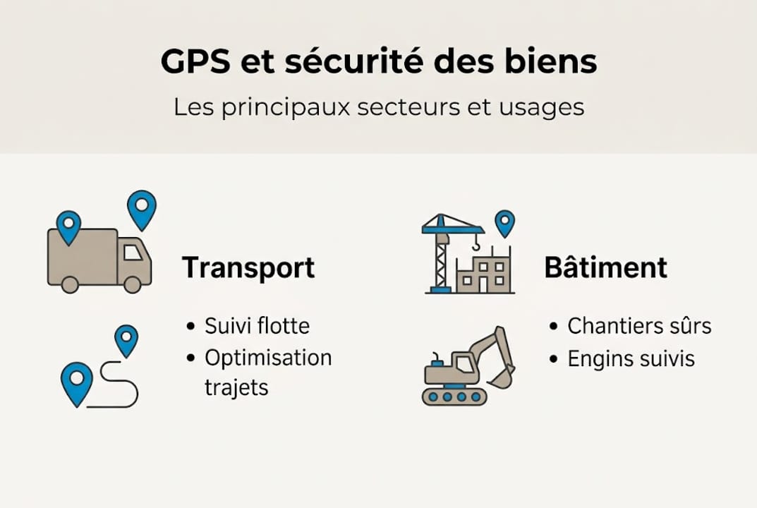 Panorama des principaux domaines d’application du GPS