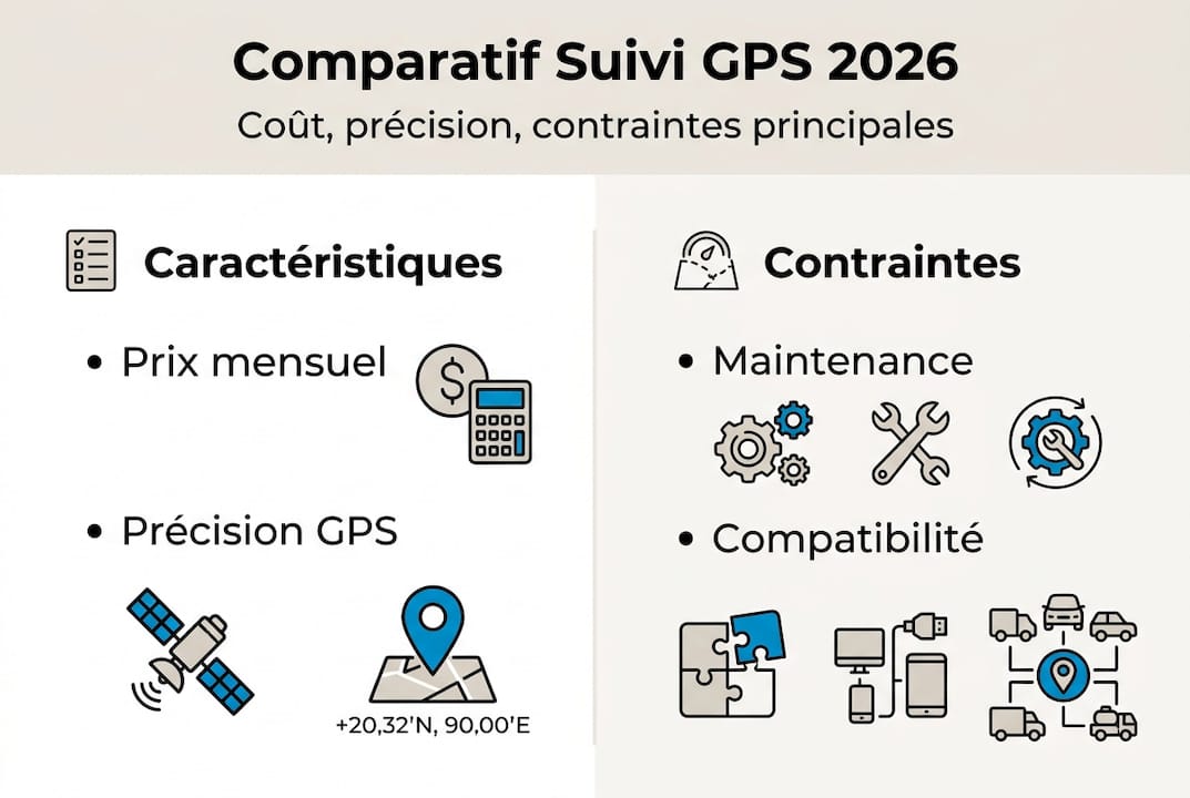 Infographie : le comparatif des meilleures solutions GPS pour la gestion de flotte