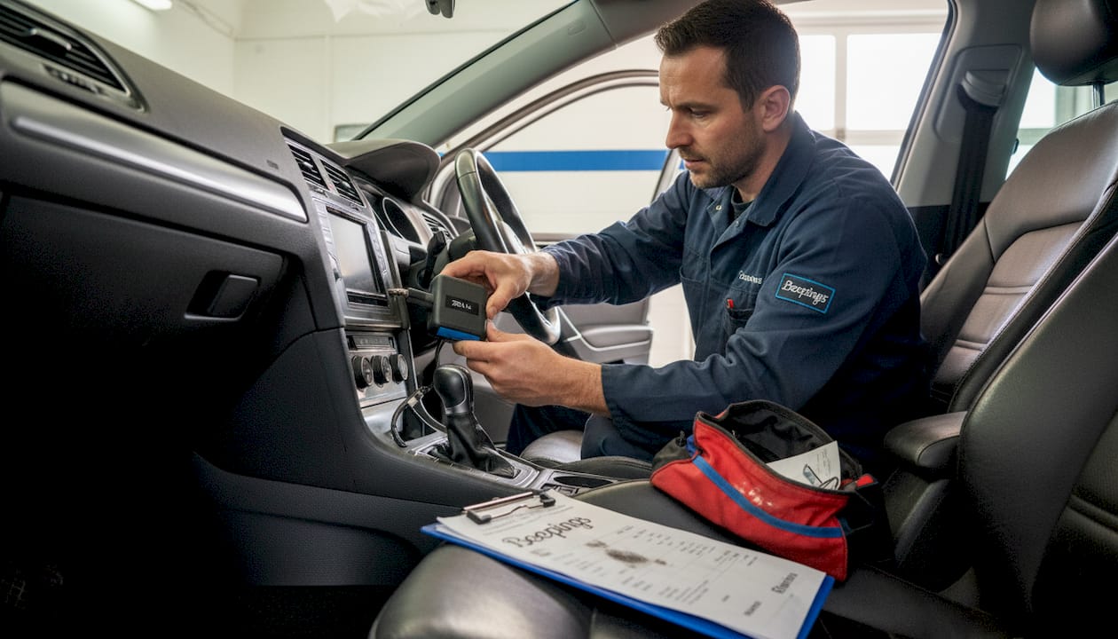 Fixer un boîtier GPS discret sous le tableau de bord de votre véhicule
