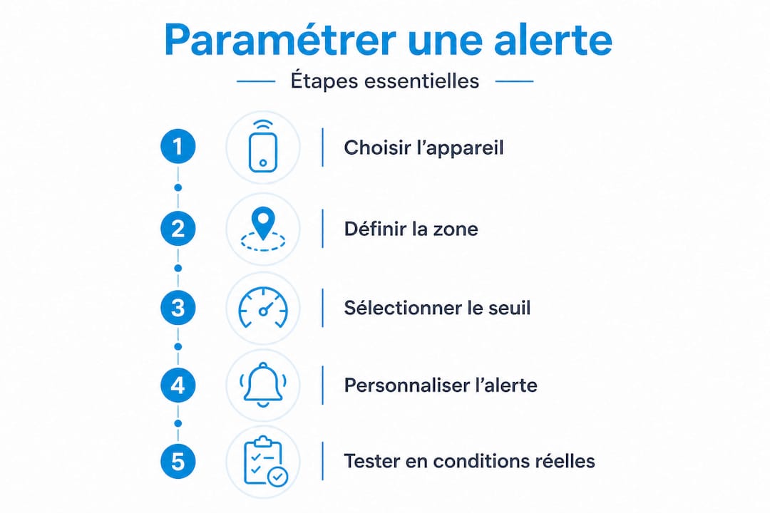 Infographie : comment configurer une alerte de géolocalisation en quelques étapes