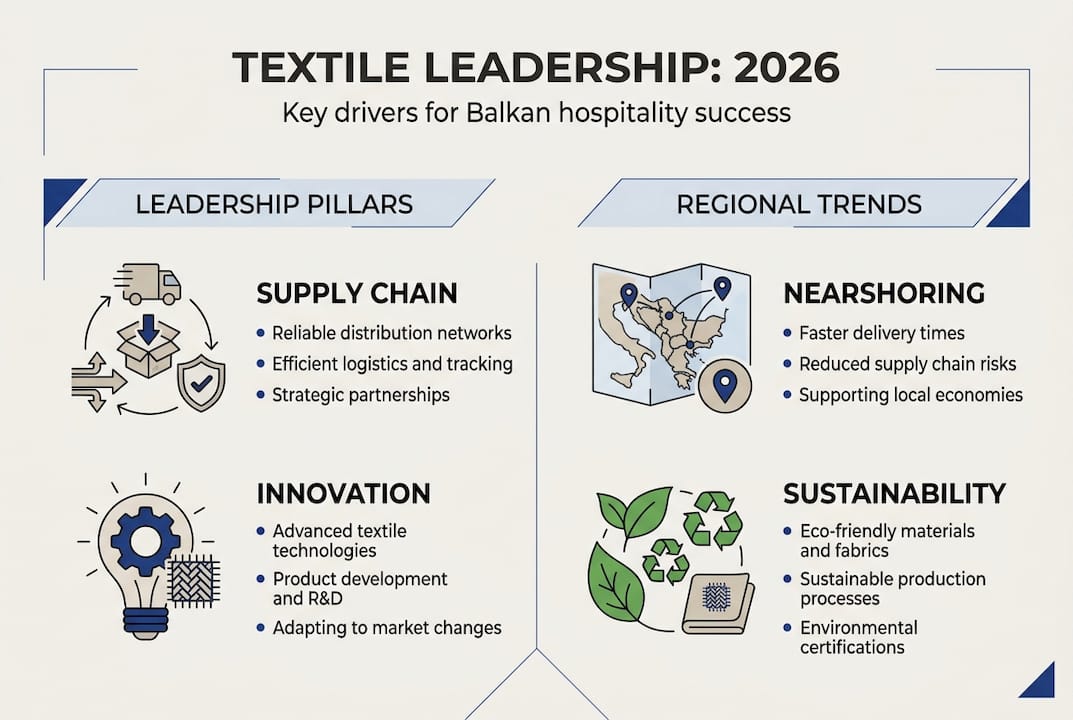 Infographic on Balkan textile market leadership