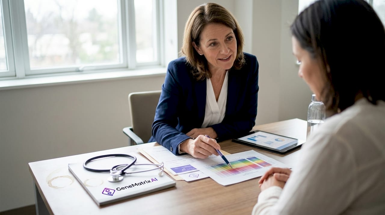 Oncologist explains cancer screening result chart