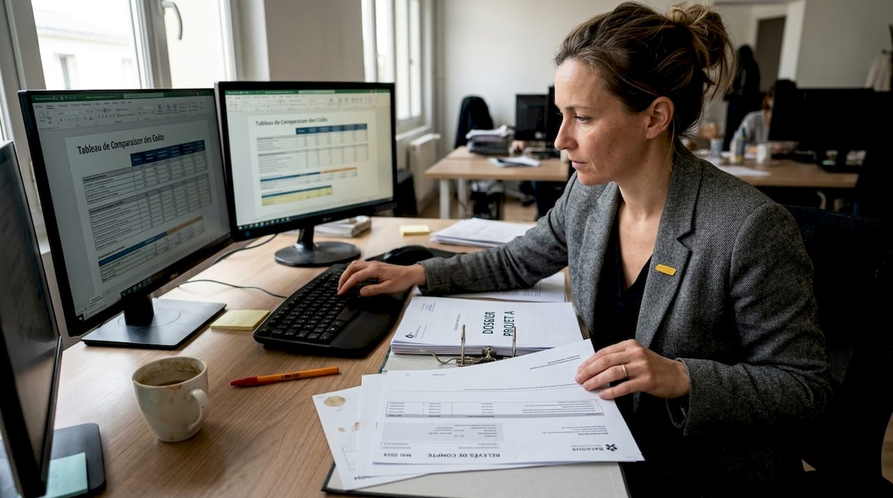 Chargé de recueillir des données chiffrées directement au bureau
