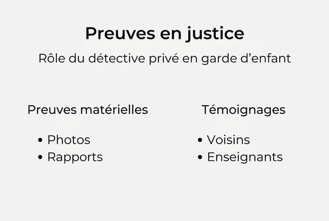Infographie : les éléments de preuve incontournables pour un détective privé