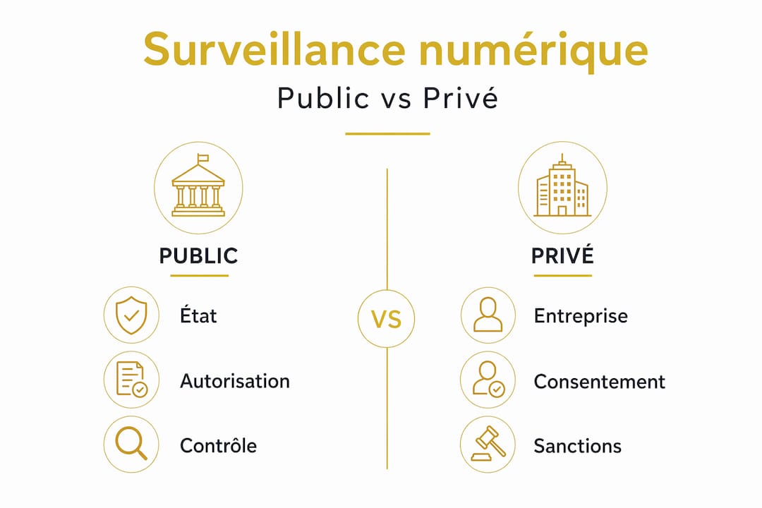 Panorama de la surveillance numérique en France : secteur public et privé