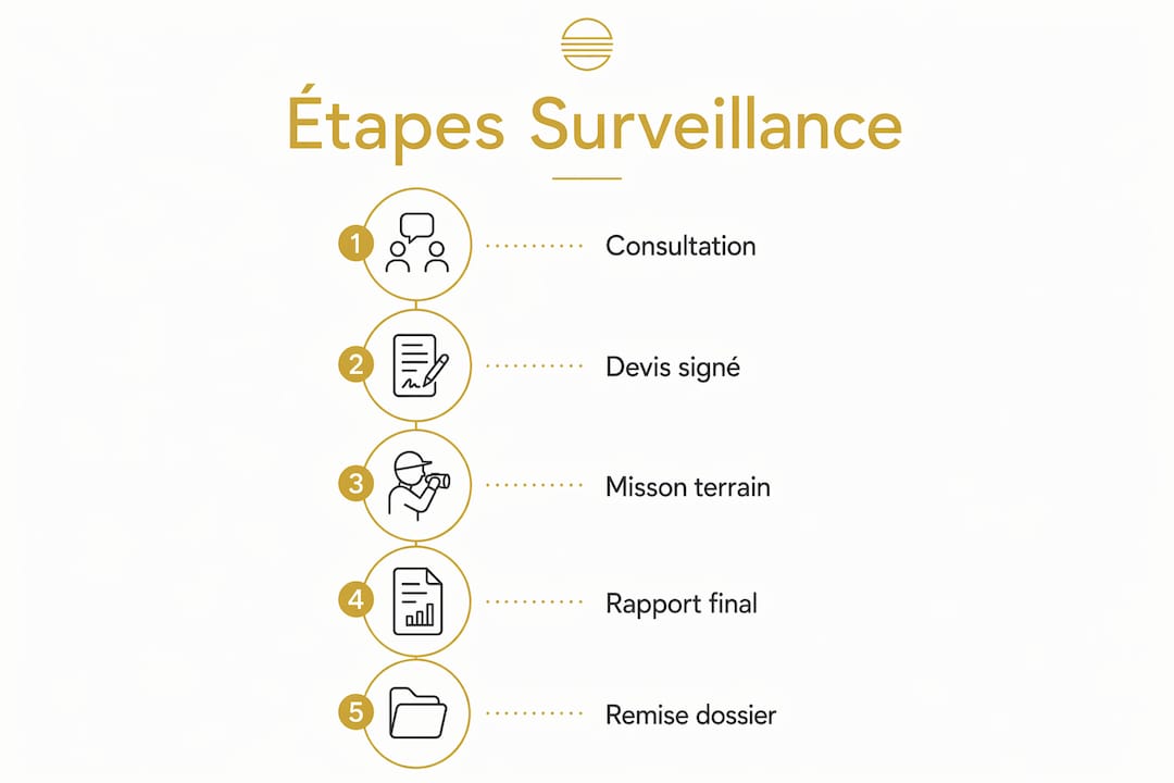 Visuel illustrant les différentes étapes du suivi de la vie de couple