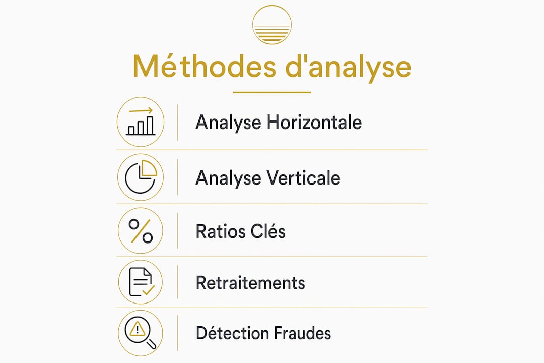 Découvrez en un coup d’œil les grandes étapes de l’analyse financière grâce à cette infographie claire et synthétique.
