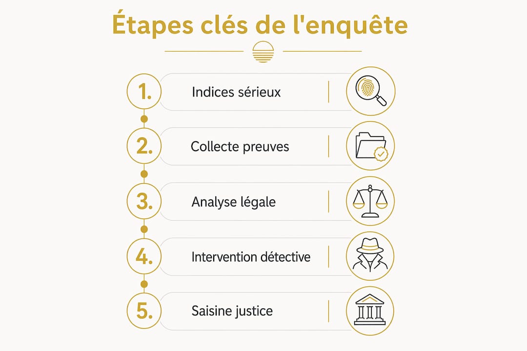 Infographie : les grandes étapes d’une enquête auprès des salariés