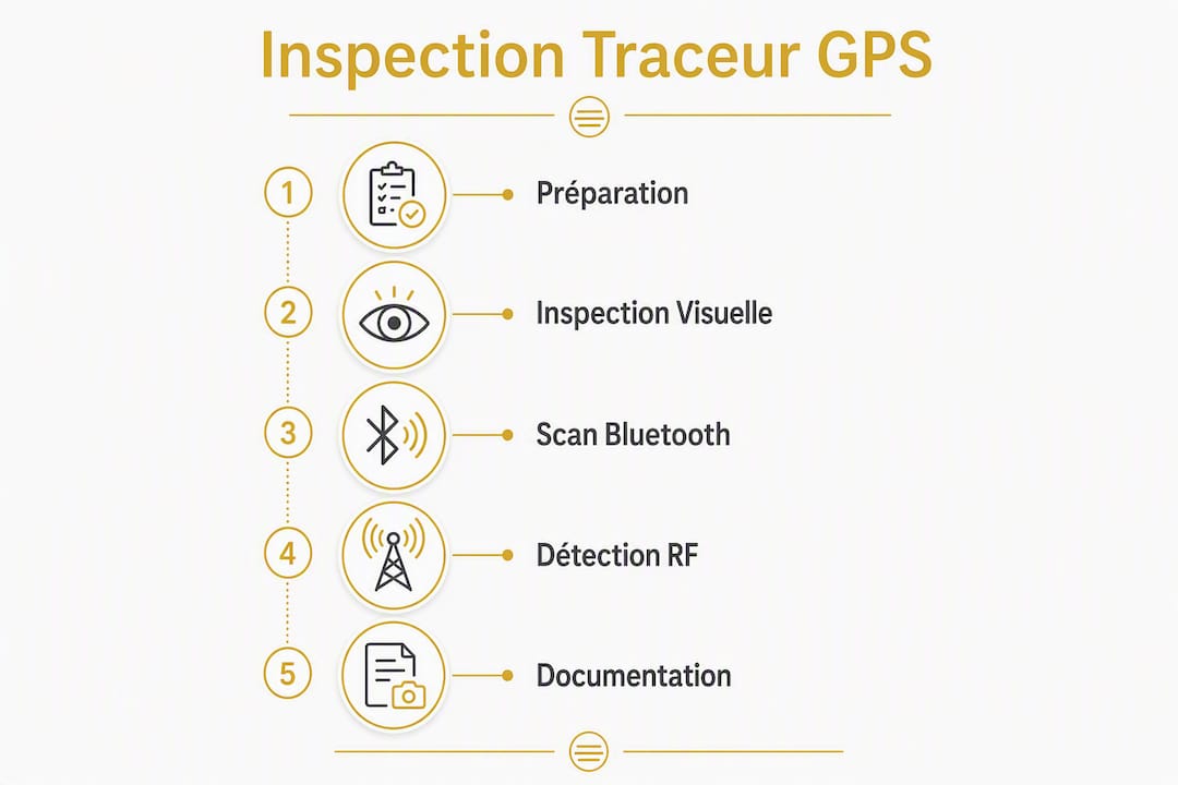 Infographie : les points clés pour réussir l’inspection de votre traceur GPS de véhicule