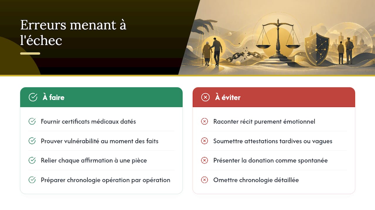 Pourquoi tant de dossiers échouent devant les tribunaux — overview diagram