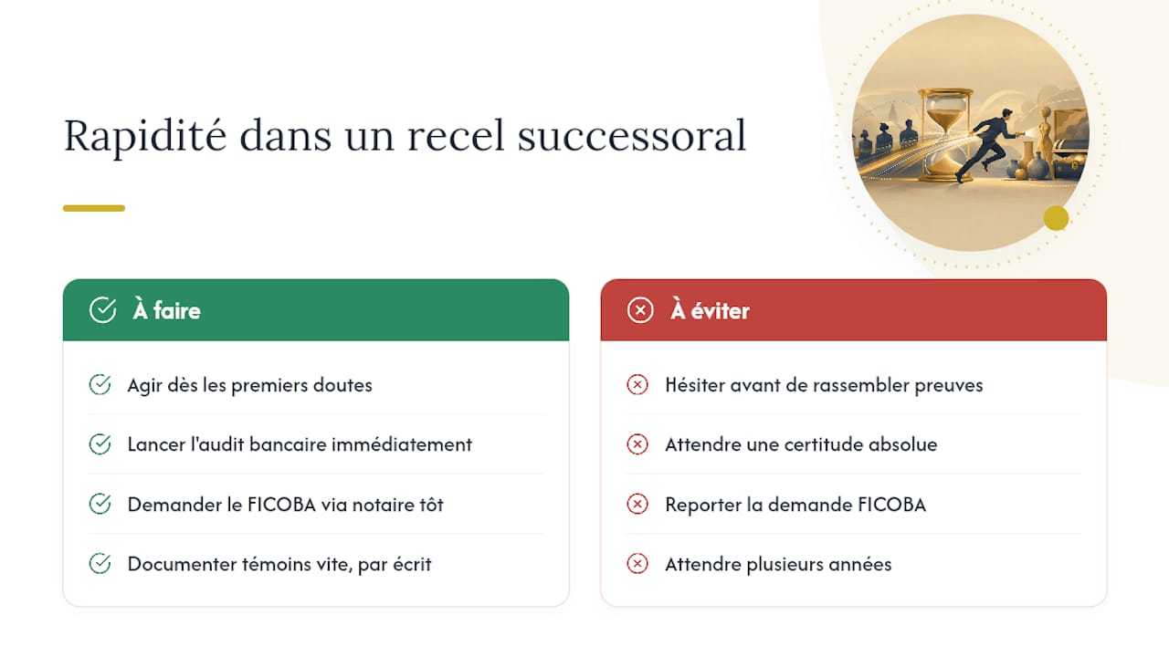 Pourquoi la rapidité change tout dans un dossier de recel — overview diagram