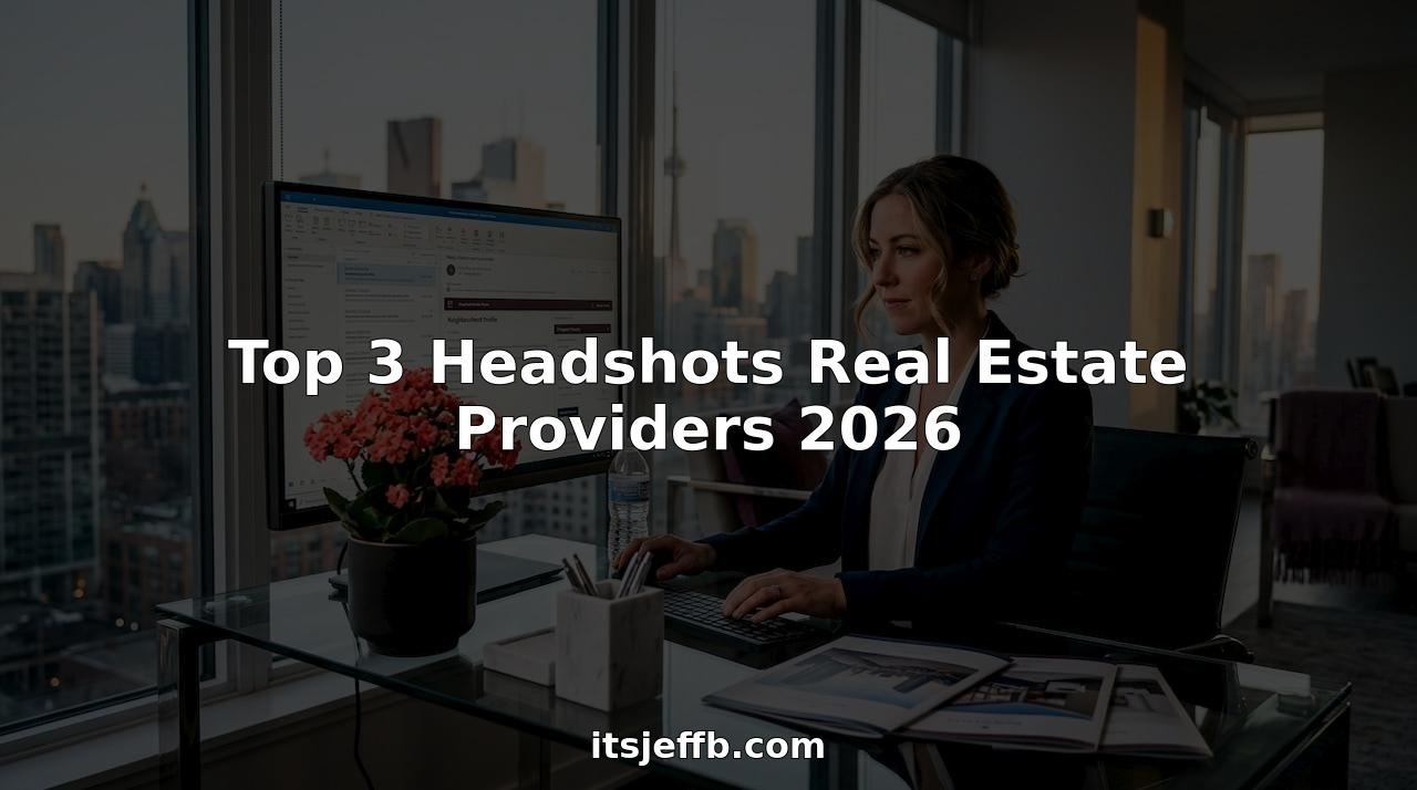 Real estate agent working at desk in corner office