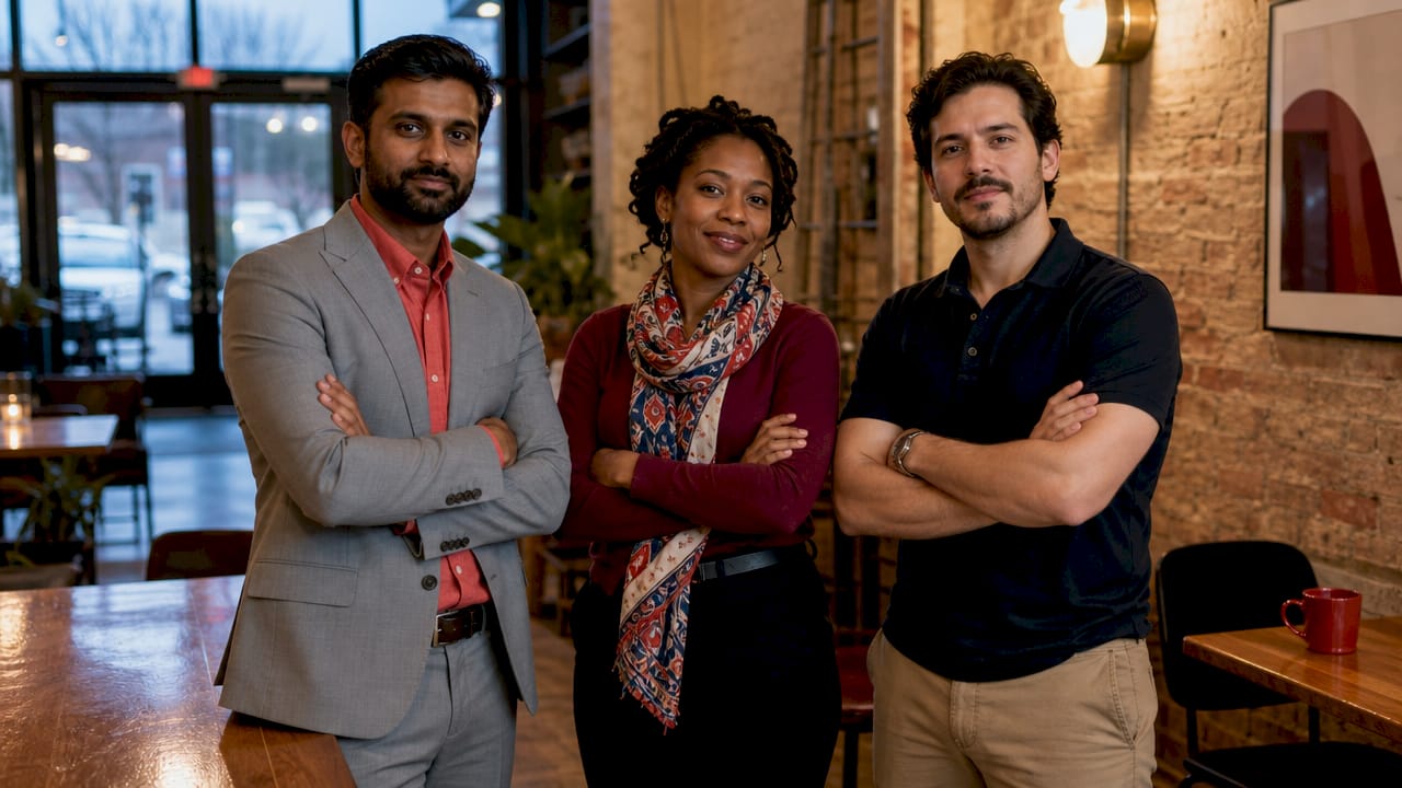 Group showing varied professional headshot styles