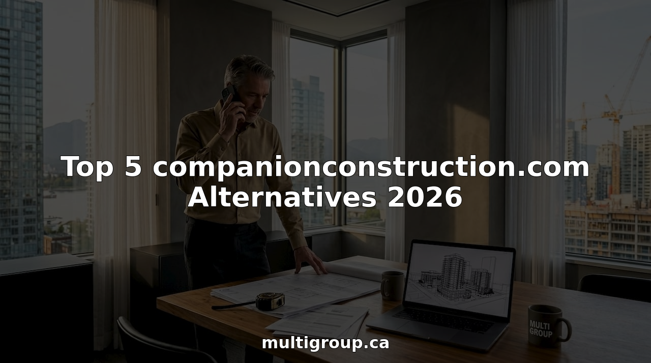 Top 5 companionconstruction.com Alternatives 2026 — Multigroup Contracting Vancouver