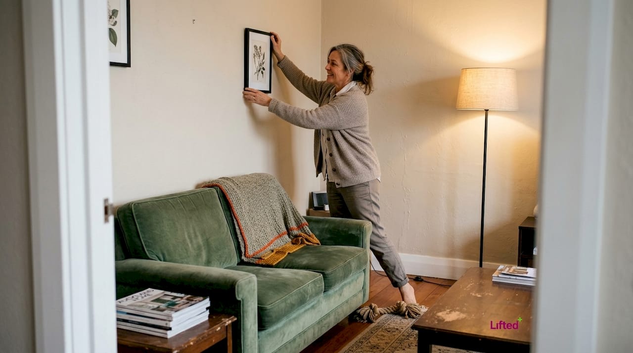 Interior styling for vibrant NZ homes: A practical guide 2 Woman tidying balanced NZ interior styling
