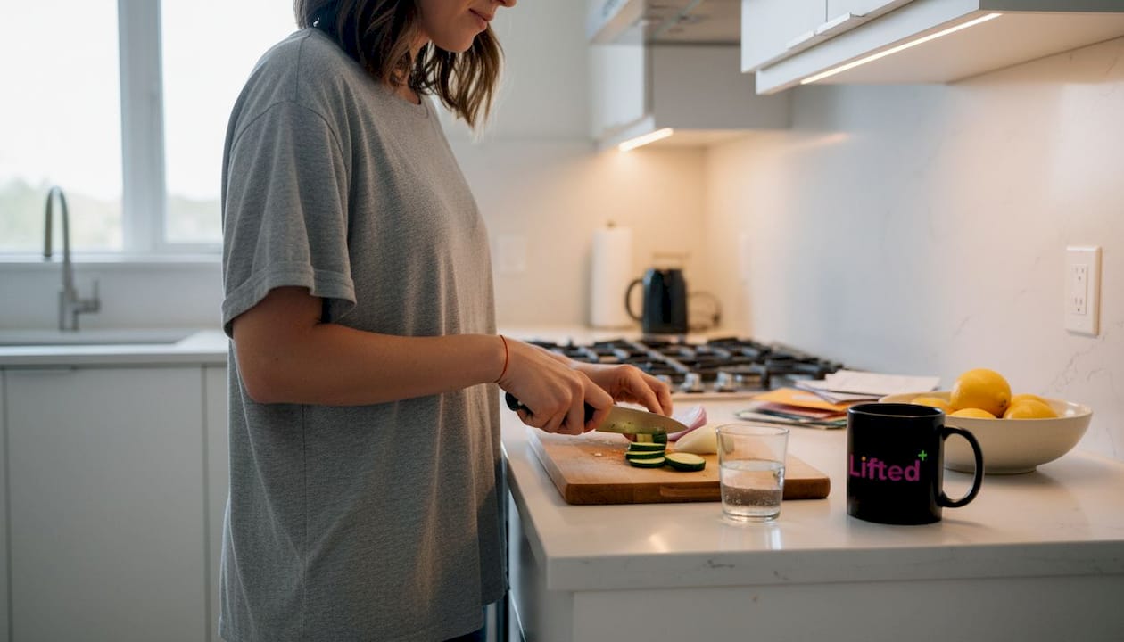 Elevate your home: the best lighting types for modern interiors 2 Person prepping food under kitchen task lights