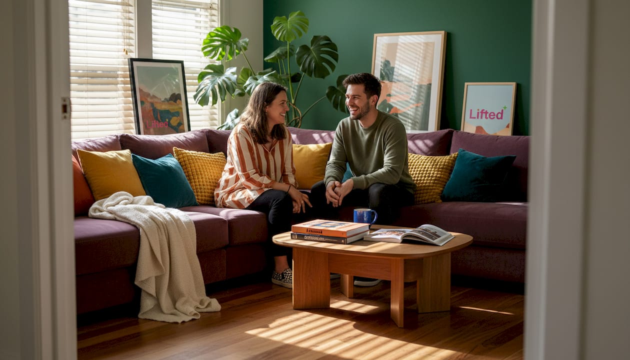 Contemporary decor: elevate your NZ home with vibrant style 2 Vibrant contemporary New Zealand living room moment