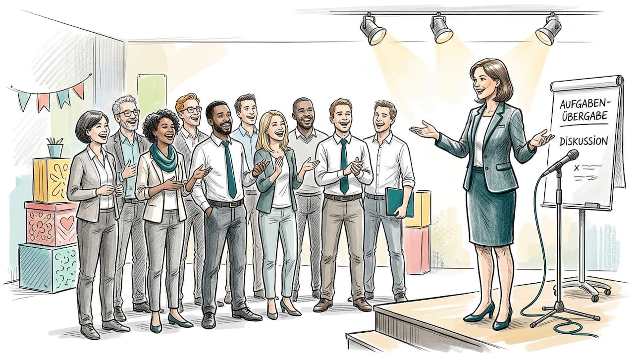 Mitreißende Bühnenshow mit interaktiven Elementen für Ihr Firmenevent