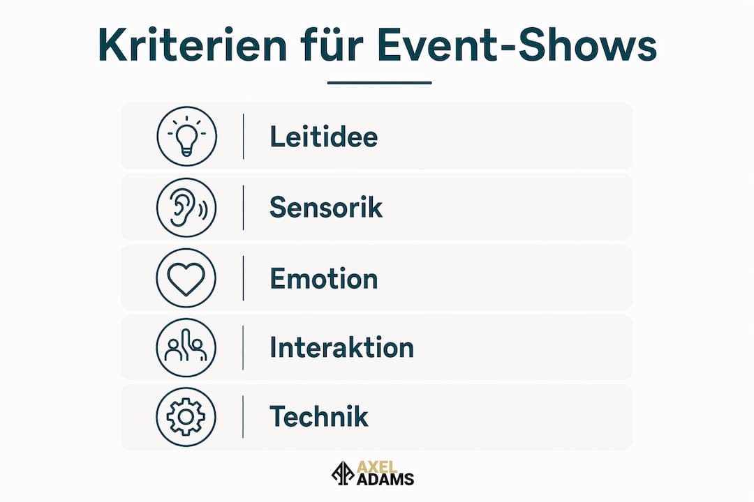 Übersicht: Worauf es bei erstklassigen Event-Shows wirklich ankommt
