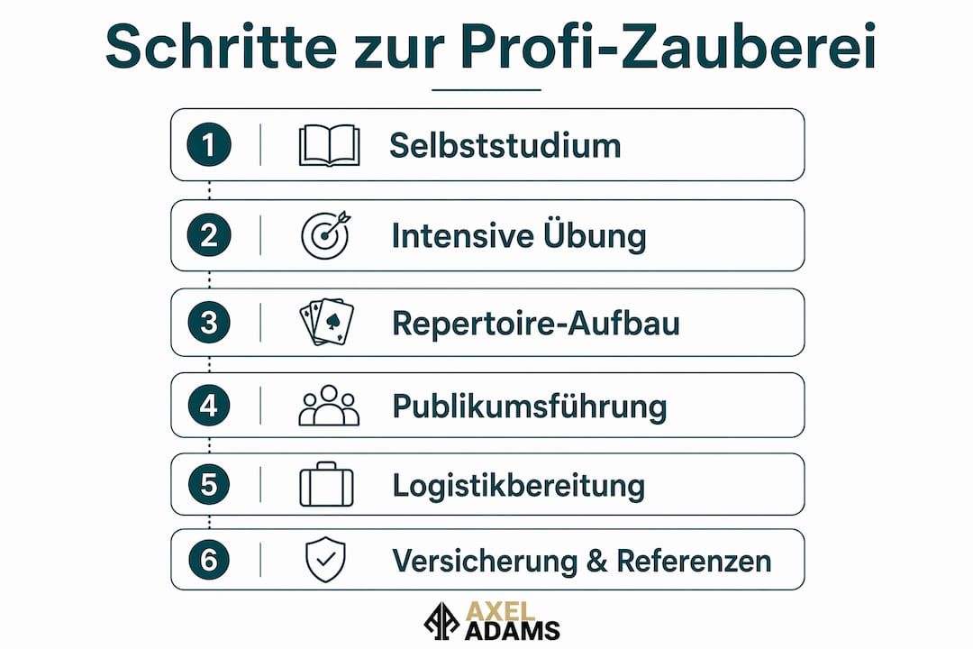 Schritt-für-Schritt-Anleitung: So wirst du zum Profi-Zauberer – anschaulich erklärt in einer Infografik