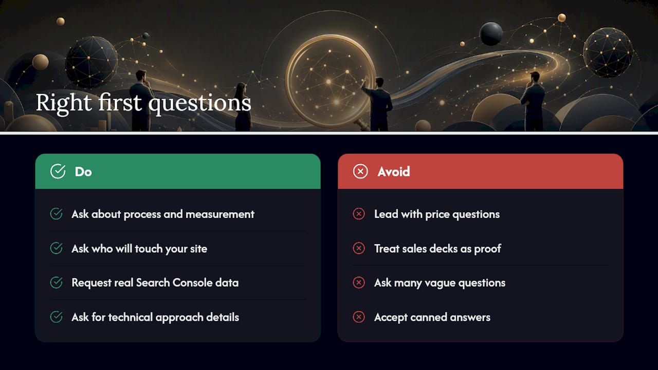 Why Most Buyers Ask the Wrong Questions First — overview diagram
