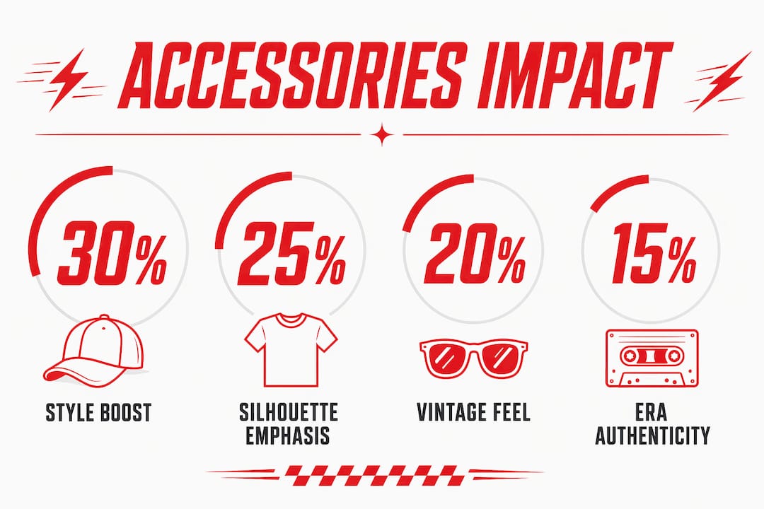 Infographic showing importance of accessories in film-inspired fashion