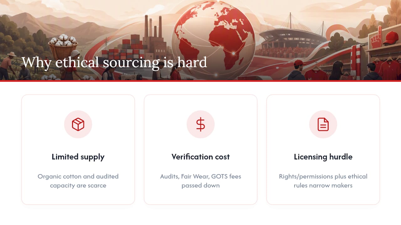 Why Is Ethical Fan Merchandise Still Hard to Source? — overview diagram