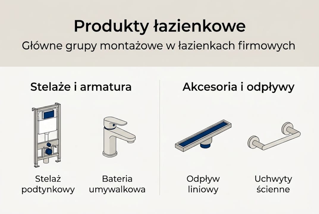 Jak podzielić asortyment łazienkowy z myślą o instalatorach