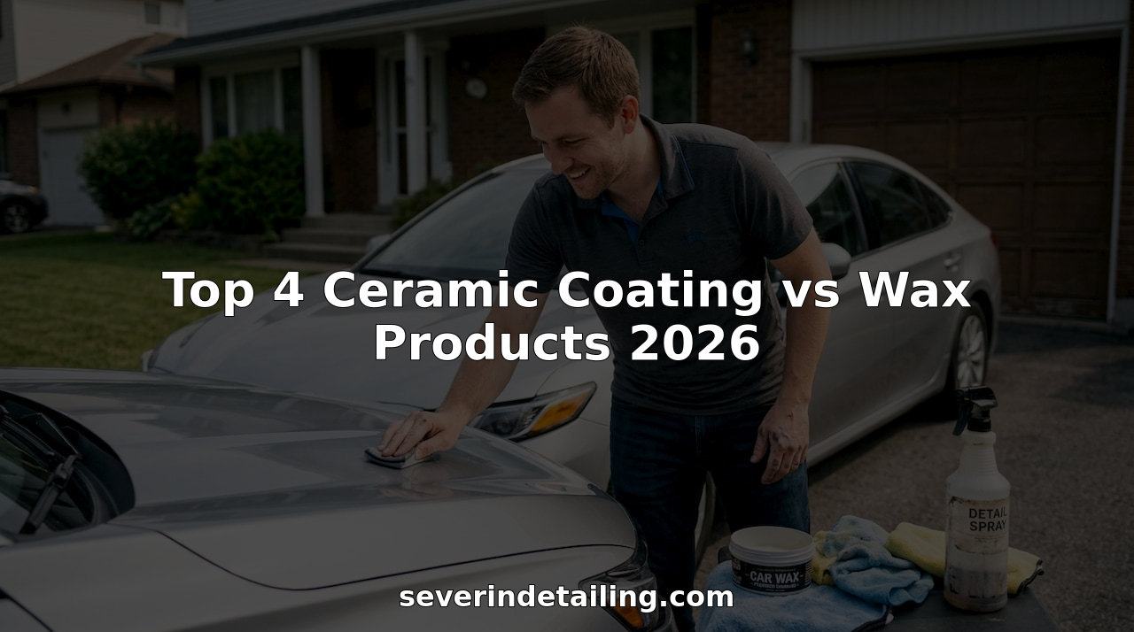 Top 4 Ceramic Coating vs Wax Products 2026